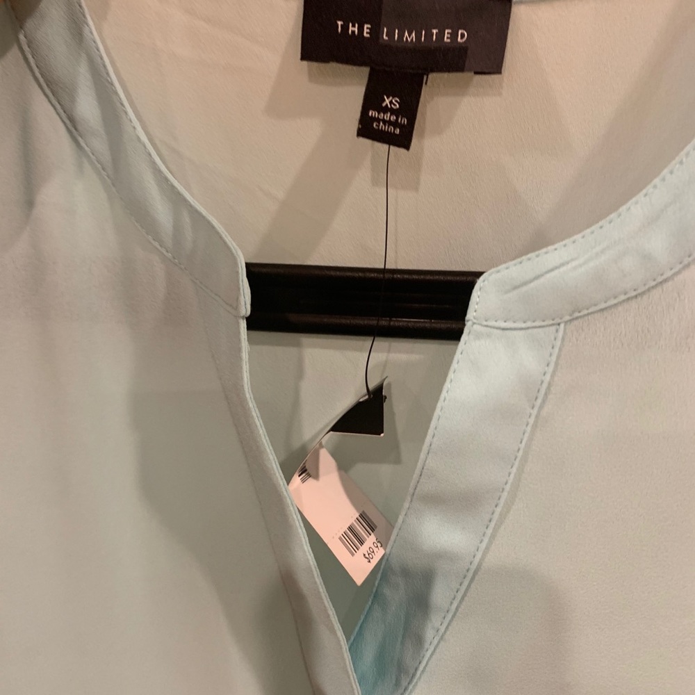 Apple cut top. Brand new. Baby blue.